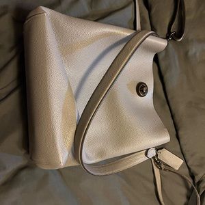 Grey coach shoulder/crossbody bag only used once.  No tears or stains